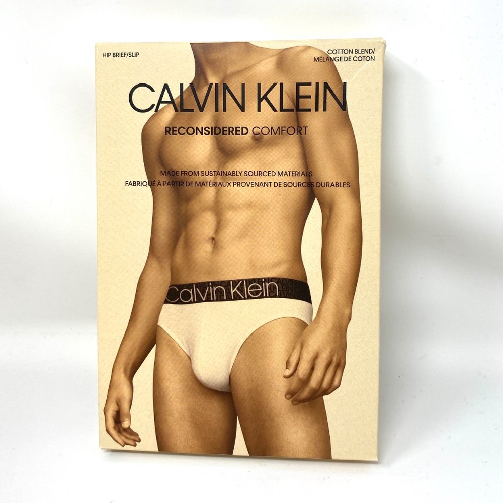 💖MEGA SALE💖Calvin Klein 1 Comfort Hip Briefs Cotton White Men  NB2681110 - Picture 4 of 7